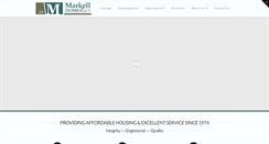 Desktop Screenshot of markellhomes.com